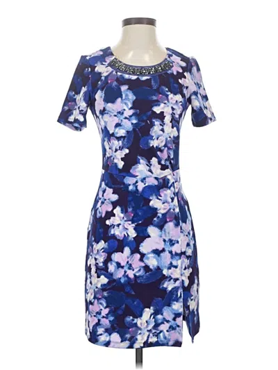Pre-owned Jessica Simpson Cocktail Dress In Blue