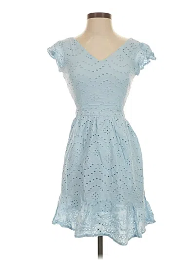 Pre-owned Jessica Simpson Cocktail Dress In Blue