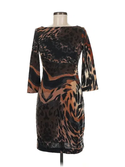 Pre-owned Jessica Simpson Cocktail Dress In Brown
