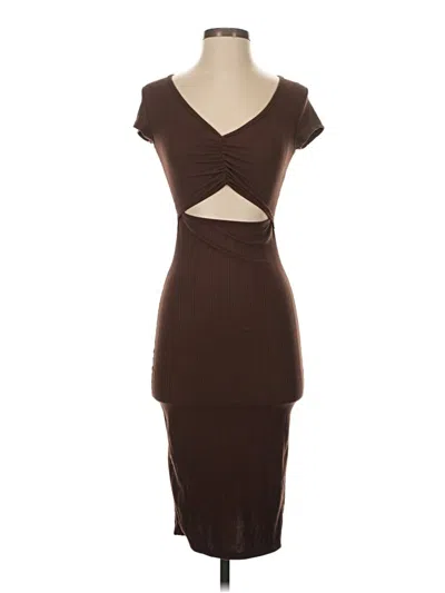 Pre-owned Jessica Simpson Cocktail Dress In Brown