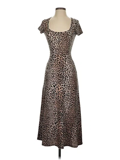 Pre-owned Jessica Simpson Cocktail Dress In Brown