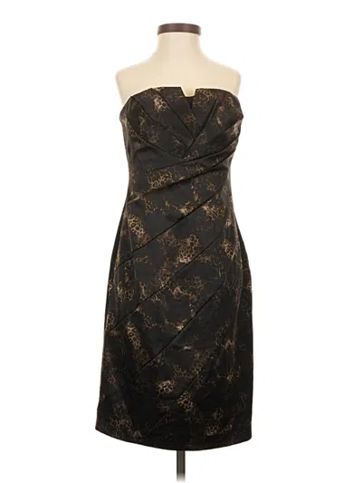 Pre-owned Jessica Simpson Cocktail Dress In Brown