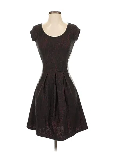 Pre-owned Jessica Simpson Cocktail Dress In Burgundy