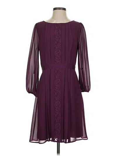 Pre-owned Jessica Simpson Cocktail Dress In Burgundy