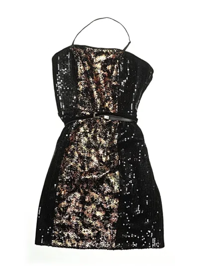 Pre-owned Jessica Simpson Cocktail Dress In Gold