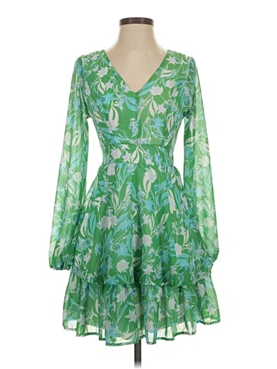 Pre-owned Jessica Simpson Cocktail Dress In Green