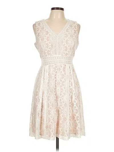 Pre-owned Jessica Simpson Cocktail Dress In Ivory