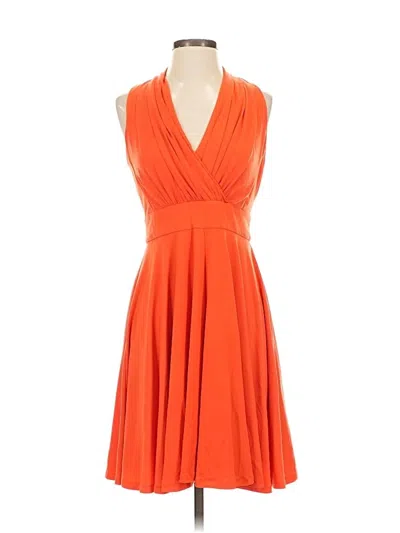 Pre-owned Jessica Simpson Cocktail Dress In Orange