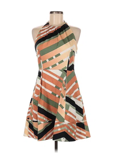 Pre-owned Jessica Simpson Cocktail Dress In Orange