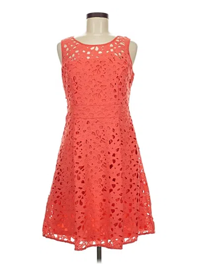 Pre-owned Jessica Simpson Cocktail Dress In Orange