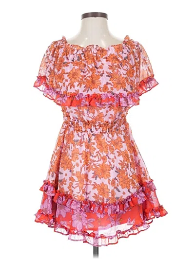 Pre-owned Jessica Simpson Cocktail Dress In Orange