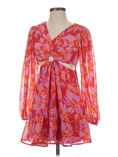 Pre-owned Jessica Simpson Cocktail Dress In Orange