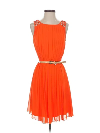 Pre-owned Jessica Simpson Cocktail Dress In Orange