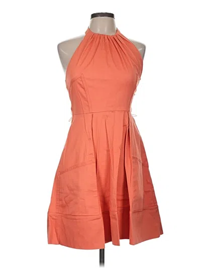 Pre-owned Jessica Simpson Cocktail Dress In Orange