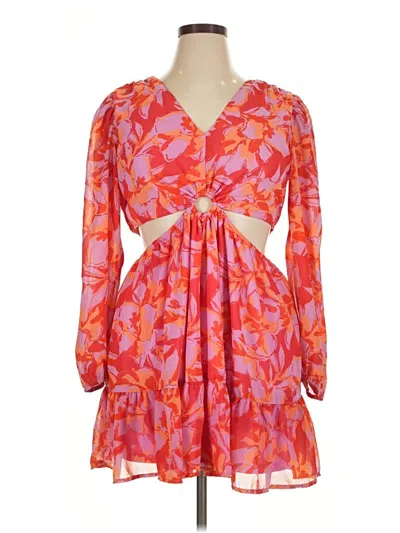 Pre-owned Jessica Simpson Cocktail Dress In Orange
