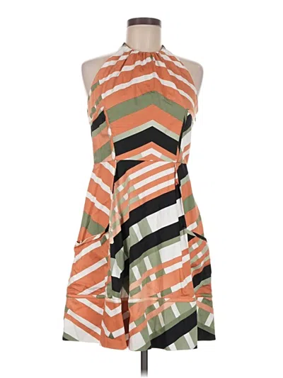 Pre-owned Jessica Simpson Cocktail Dress In Orange