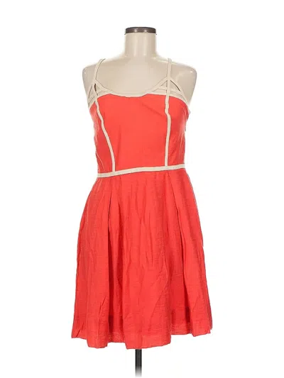 Pre-owned Jessica Simpson Cocktail Dress In Red
