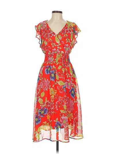 Pre-owned Jessica Simpson Cocktail Dress In Red