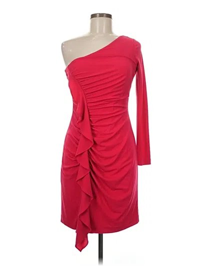 Pre-owned Jessica Simpson Cocktail Dress In Red