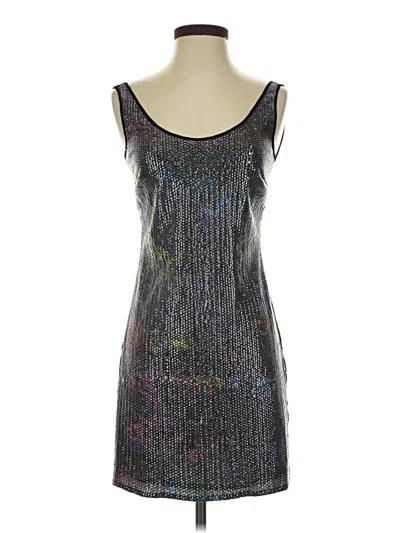Pre-owned Jessica Simpson Cocktail Dress In Silver