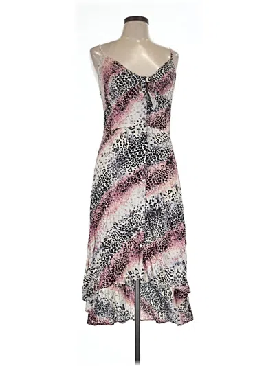 Pre-owned Jessica Simpson Cocktail Dress In Silver
