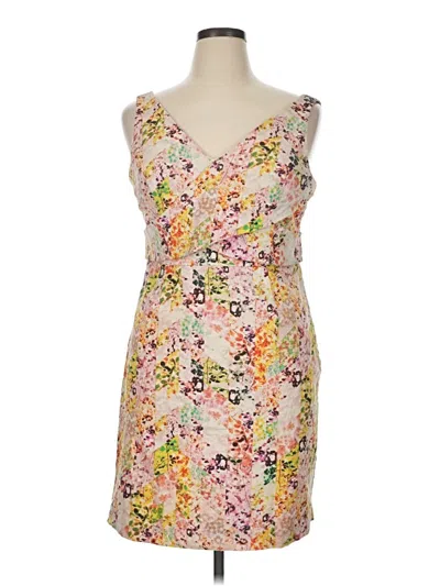 Pre-owned Jessica Simpson Cocktail Dress In Tan