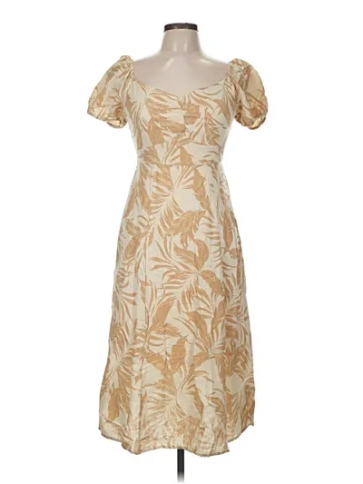 Pre-owned Jessica Simpson Cocktail Dress In Tan