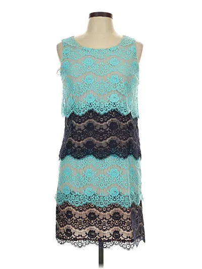 Pre-owned Jessica Simpson Cocktail Dress In Teal
