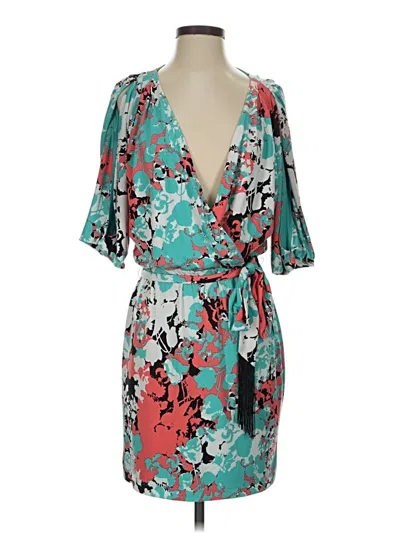 Pre-owned Jessica Simpson Cocktail Dress In Teal