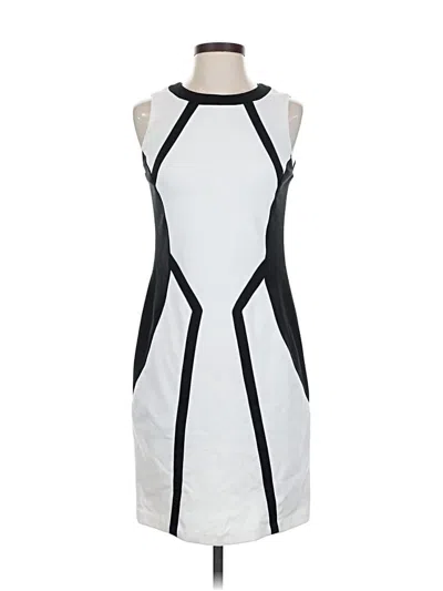 Pre-owned Jessica Simpson Cocktail Dress In White