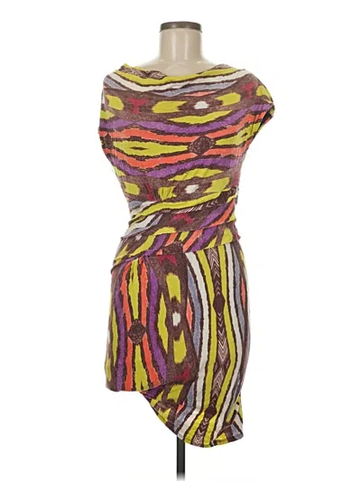 Pre-owned Jessica Simpson Cocktail Dress In Yellow