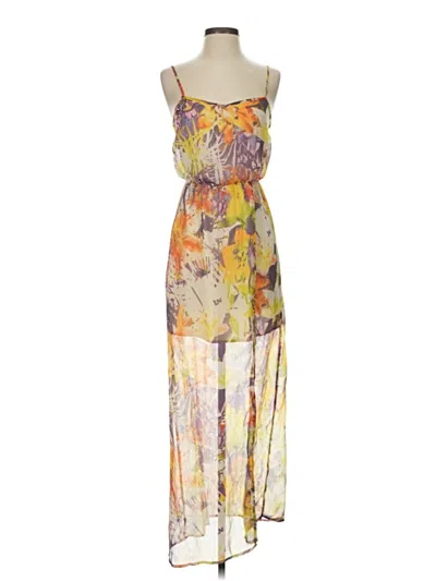 Pre-owned Jessica Simpson Cocktail Dress In Yellow