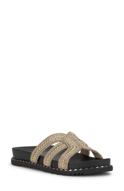 Jessica Simpson Colyve Slide Sandal In Gold