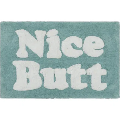 Jessica Simpson Cotton Bath Rug In Green