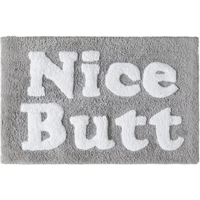 Jessica Simpson Cotton Bath Rug In Grey