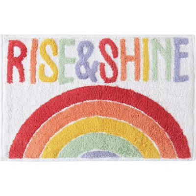 Jessica Simpson Cotton Bath Rug In White