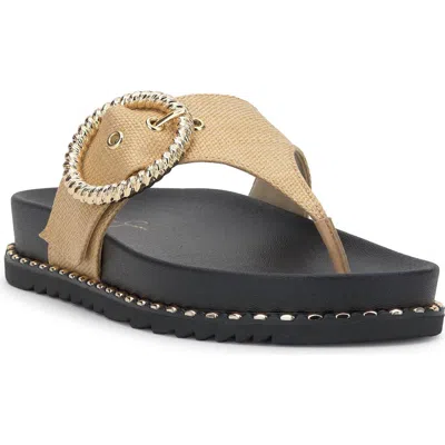 Jessica Simpson Cymmeri Stud Sandal In Natural Raffia