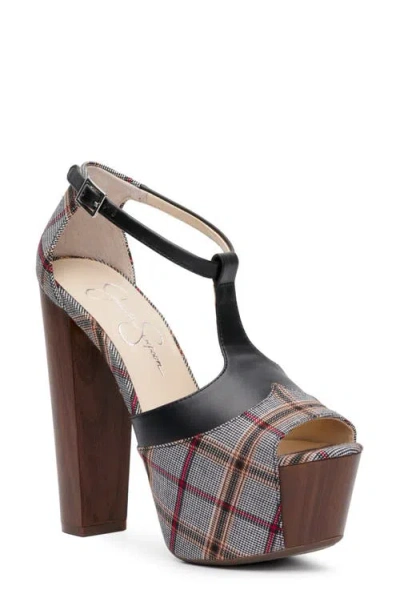 Jessica Simpson 'dany' Sandal In Black/white