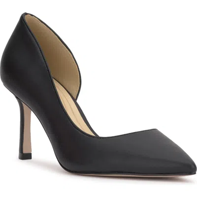 Jessica Simpson Darnis Pointed Toe Half D'orsay Pump In Black