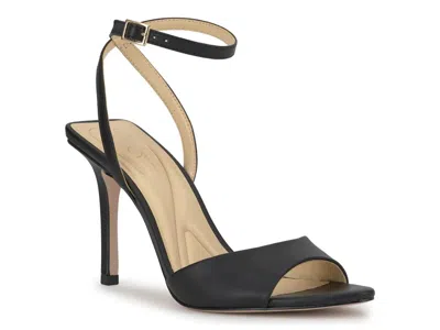 Jessica Simpson Davara Ankle Strap Pointed Toe Sandal In Black