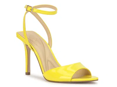 Jessica Simpson Davara Ankle Strap Pointed Toe Sandal In Yellow