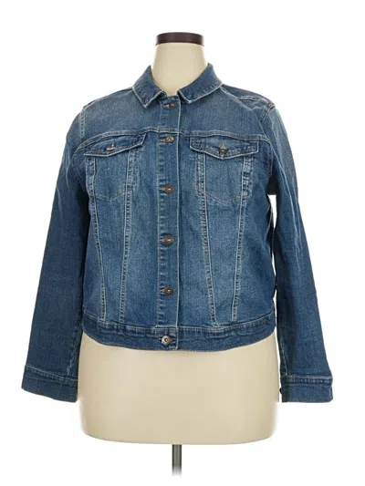 Pre-owned Jessica Simpson Denim Jacket In Blue