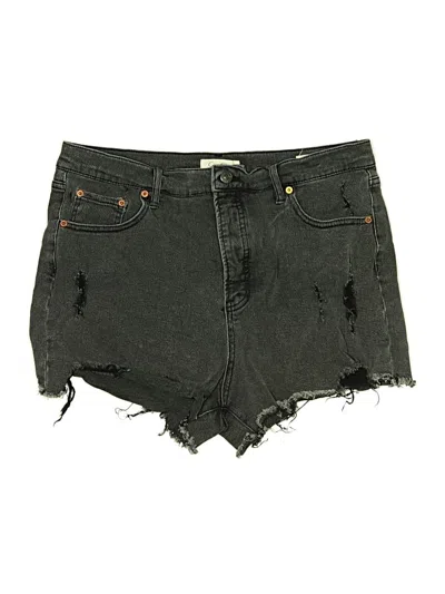 Pre-owned Jessica Simpson Denim Shorts In Black