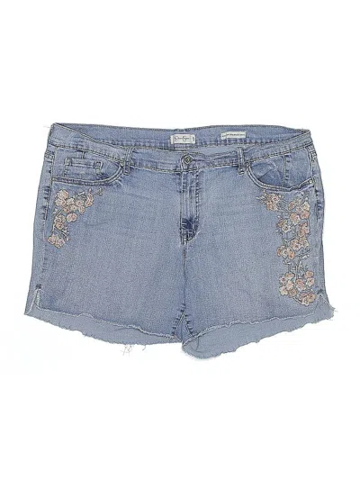 Pre-owned Jessica Simpson Denim Shorts In Blue