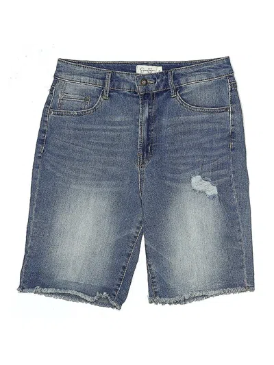 Pre-owned Jessica Simpson Denim Shorts In Blue