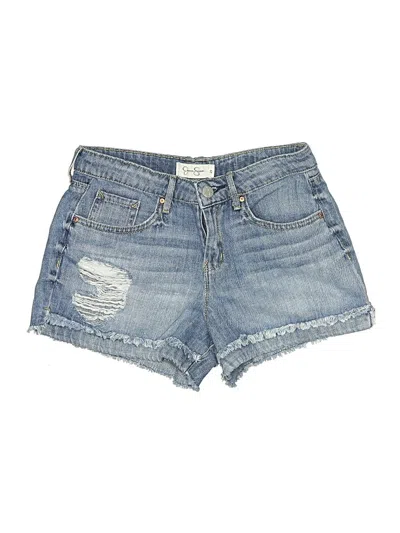 Pre-owned Jessica Simpson Denim Shorts In Blue
