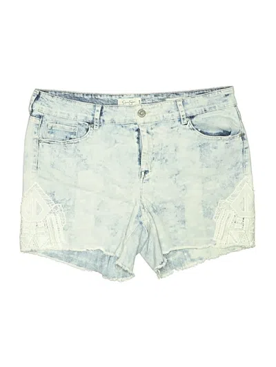 Pre-owned Jessica Simpson Denim Shorts In Blue