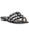 JESSICA SIMPSON DETTA CRYSTAL EMBELLISHED SLIDE SANDALS