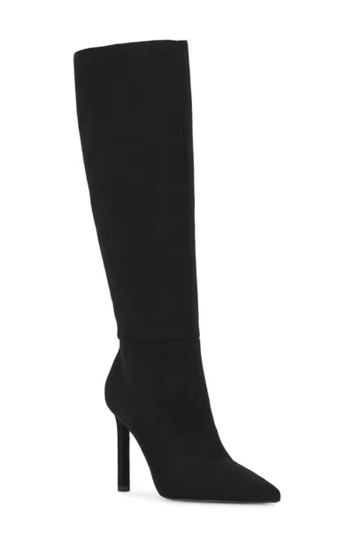 Jessica Simpson Dilea Faux Leather Knee High Boot In Black