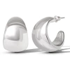 Jessica Simpson Dome Drop Earrings In Metallic
